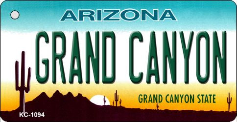 Grand Canyon Arizona State License Plate Tag Key Chain KC-1094