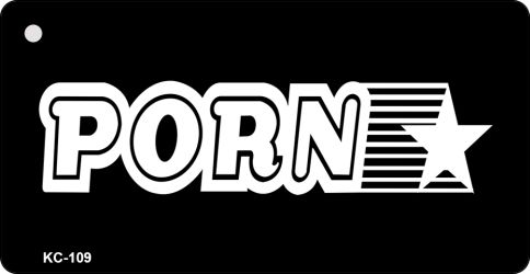 Porn Star Novelty Aluminum Key Chain KC-109