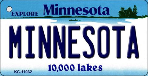 Minnesota State License Plate Tag Novelty Key Chain KC-11032