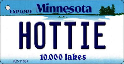 Hottie Minnesota State License Plate Tag Novelty Key Chain KC-11057