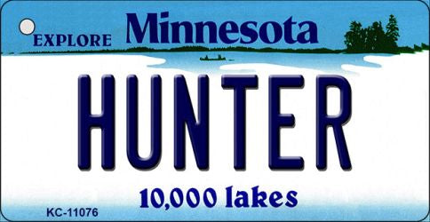 Hunter Minnesota State License Plate Tag Novelty Key Chain KC-11076