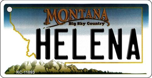 Helena Montana State License Plate Tag Novelty Key Chain KC-11093