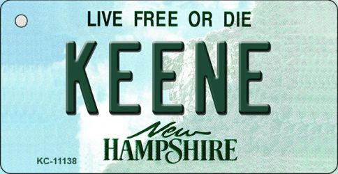 Keene New Hampshire State License Plate Tag Key Chain KC-11138