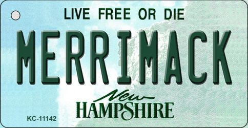 Merrimack New Hampshire State License Plate Tag Key Chain KC-11142