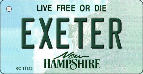 Exeter New Hampshire State License Plate Tag Key Chain KC-11143