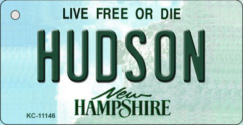 Hudson New Hampshire State License Plate Tag Key Chain KC-11146