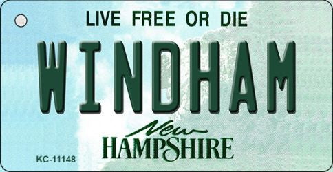 Windham New Hampshire State License Plate Tag Key Chain KC-11148