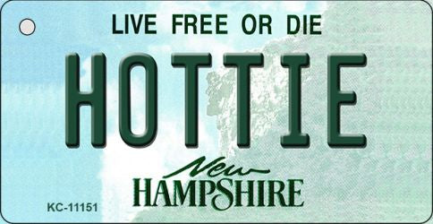 Hottie New Hampshire State License Plate Tag Key Chain KC-11151