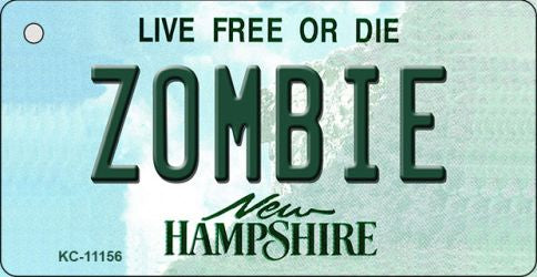 Zombie New Hampshire State License Plate Tag Key Chain KC-11156