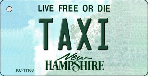 Taxi New Hampshire State License Plate Tag Key Chain KC-11166