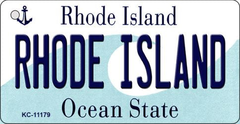 Rhode Island License Plate Tag Novelty Key Chain KC-11179