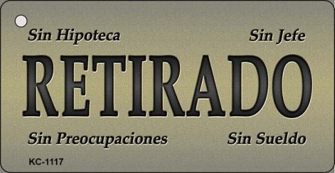 Retirado Novelty Metal Key Chain KC-1117