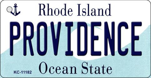 Providence Rhode Island License Plate Tag Novelty Key Chain KC-11182