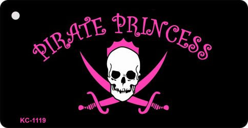Pirate Princess Novelty Aluminum Key Chain KC-1119