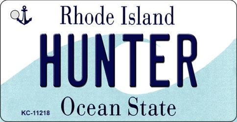 Hunter Rhode Island License Plate Tag Novelty Key Chain KC-11218