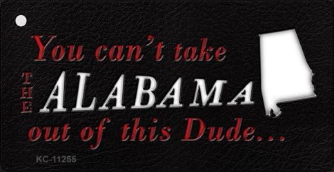 Alabama Dude Novelty Metal Key Chain KC-11255