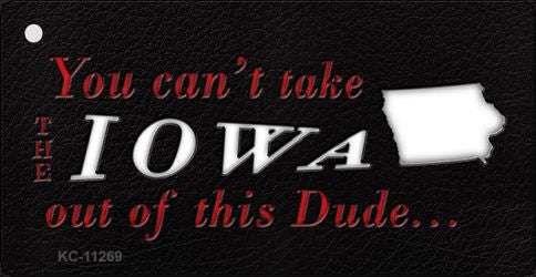 Iowa Dude Novelty Metal Key Chain KC-11269