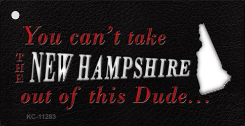 New Hampshire Dude Novelty Metal Key Chain KC-11283