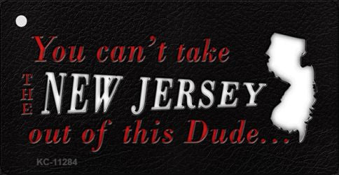 New Jersey Dude Novelty Metal Key Chain KC-11284