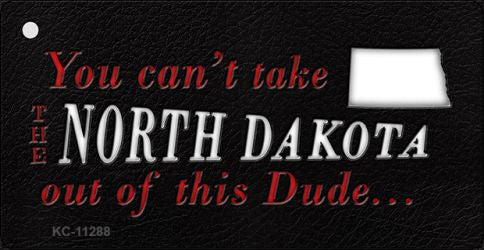 North Dakota Dude Novelty Metal Key Chain KC-11288