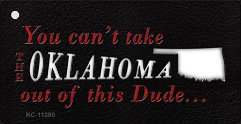 Oklahoma Dude Novelty Metal Key Chain KC-11290