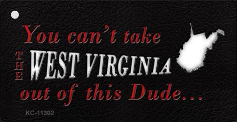 West Virginia Dude Novelty Metal Key Chain KC-11302