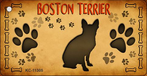 Boston Terrier Novelty Metal Key Chain KC-11305