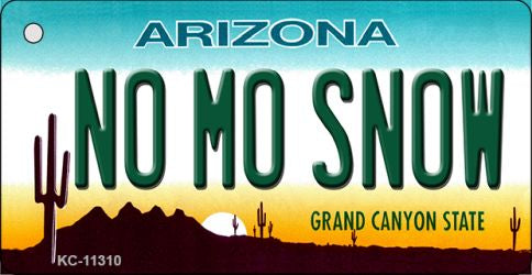 No Mo Snow Novelty Metal Key Chain KC-11310