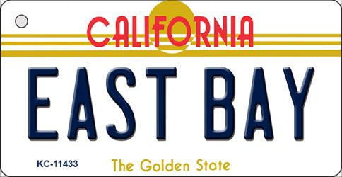 East Bay California Novelty Metal Key Chain KC-11433