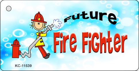 Future Fire Fighter Novelty Metal Key Chain KC-11539