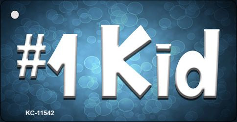 Number 1 Kid Novelty Metal Key Chain KC-11542