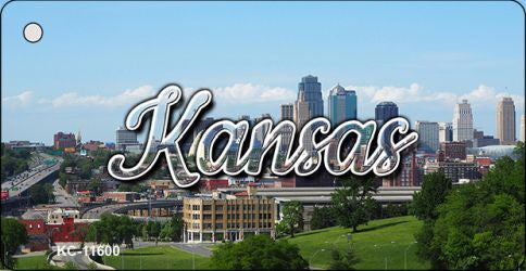 Kansas Downtown Skyline Key Chain KC-11600
