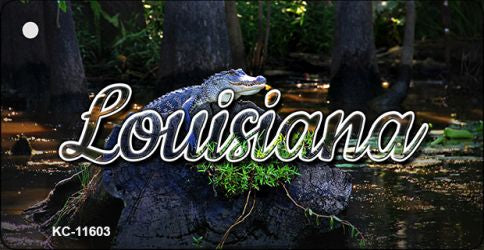 Louisiana Alligator Swamp Key Chain KC-11603