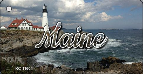 Maine Lighthouse Beach Key Chain KC-11604