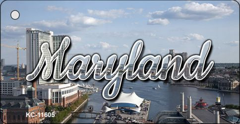 Maryland River Skyline Key Chain KC-11605