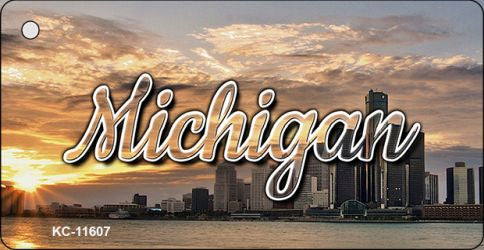 Michigan City Sunset Key Chain KC-11607