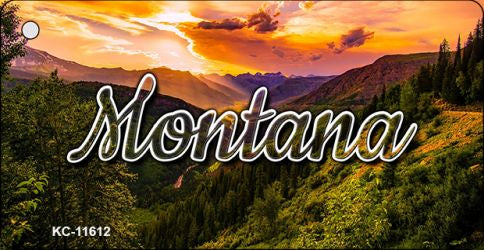 Montana Forest Sunset Key Chain KC-11612