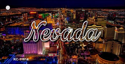 Nevada City Lights Novelty Metal Key Chain KC-11614