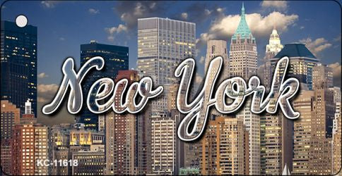 New York Lady Liberty Skyline Key Chain KC-11618