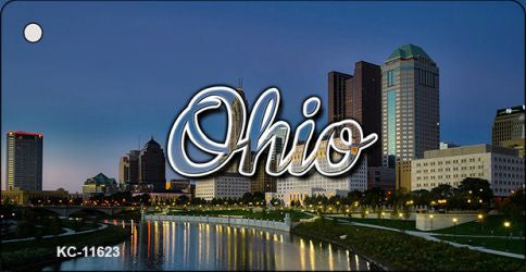 Ohio River City Skyline Key Chain KC-11623