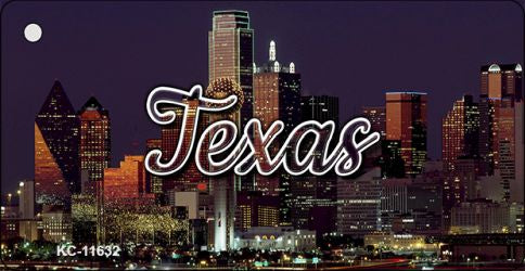 Texas City Lights Novelty Metal Key Chain KC-11633