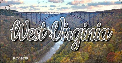 West Virginia River Bridge Key Chain KC-11639