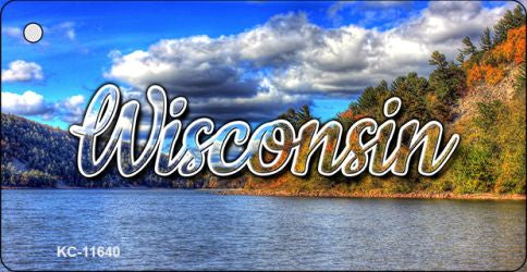 Wisconsin Colorful Lake Key Chain KC-11640