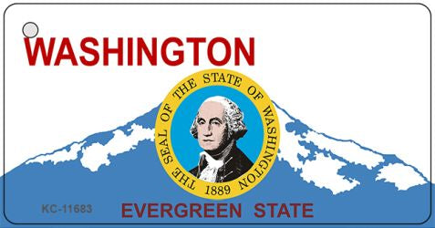 Washington State Seal Novelty Metal Key Chain KC-11683