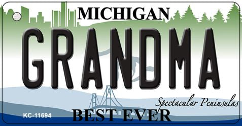 Grandma Michigan Novelty Metal Key Chain KC-11694