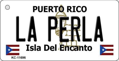 La Perla Puerto Rico Novelty Metal Key Chain KC-11696