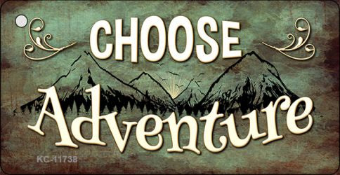Choose Adventure Novelty Metal Key Chain KC-11738