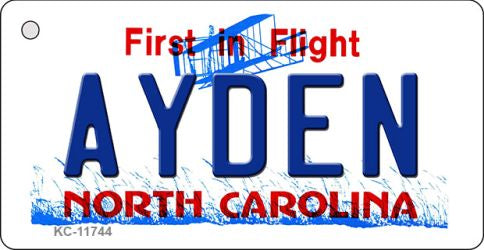 Ayden North Carolina State Novelty Metal Key Chain KC-11744
