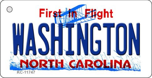 Washington North Carolina State Novelty Metal Key Chain KC-11747