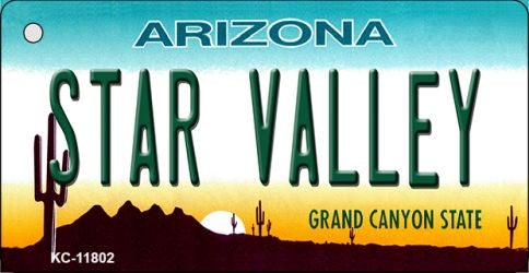 Arizona Star Valley Novelty Metal Key Chain KC-11802